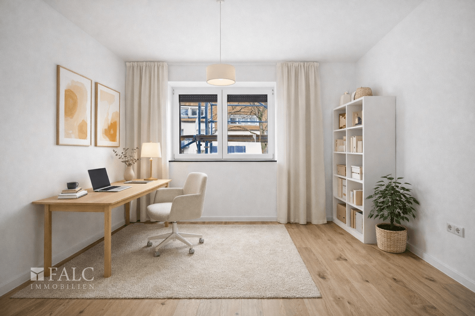 Arbeitszimmer bsp. Visualisierung