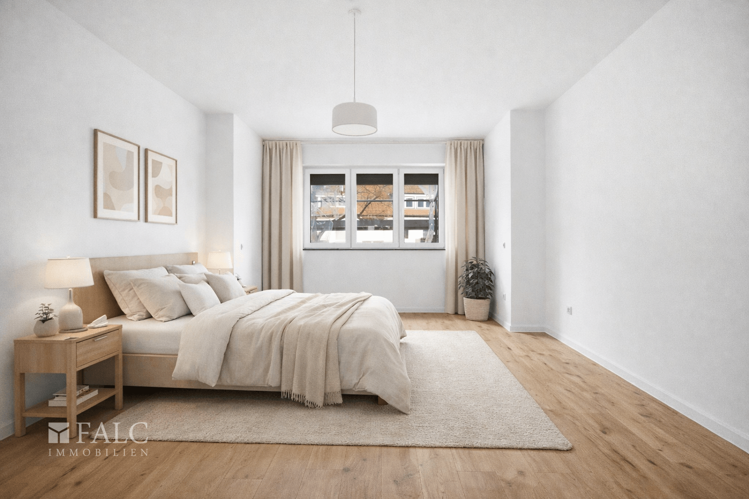 Schlafzimmer bsp. Visualisierung