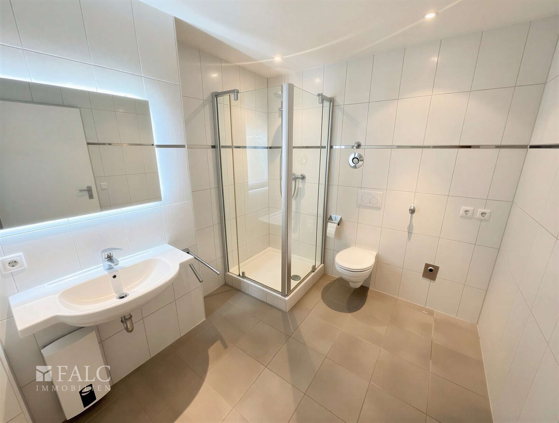 Badezimmer mit WM-Schluss