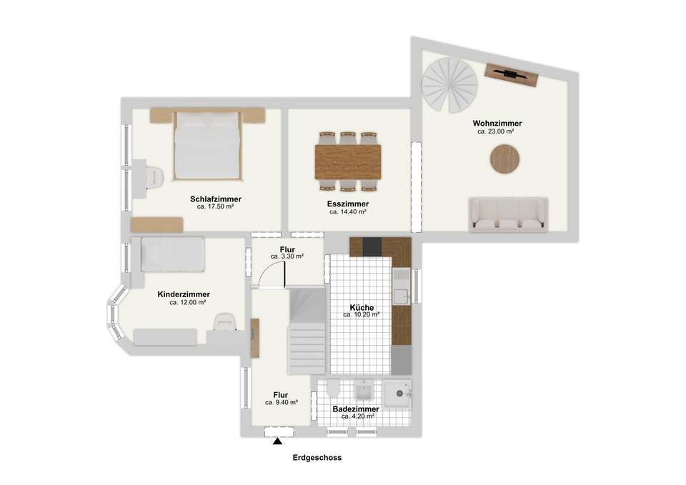 Grundriss Erdgeschoss