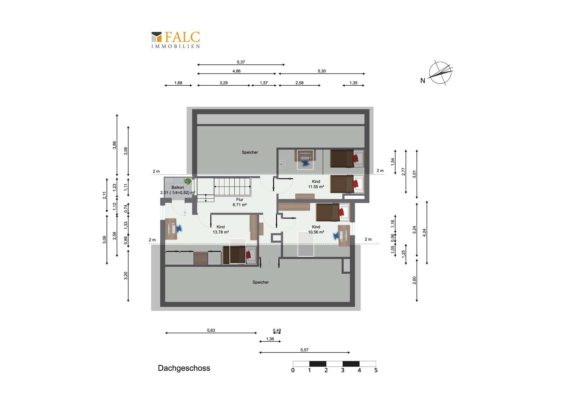 Grundriss Dachgeschoss