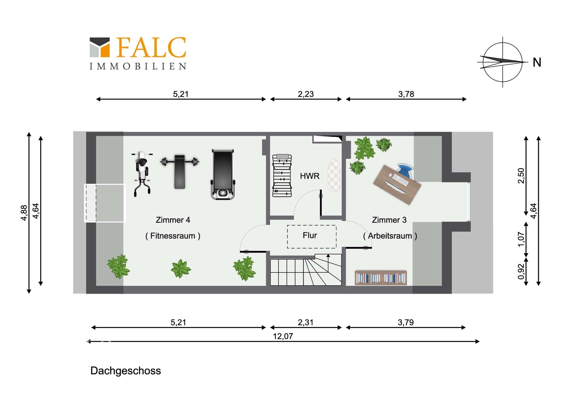 Grundriss Dachgeschoss