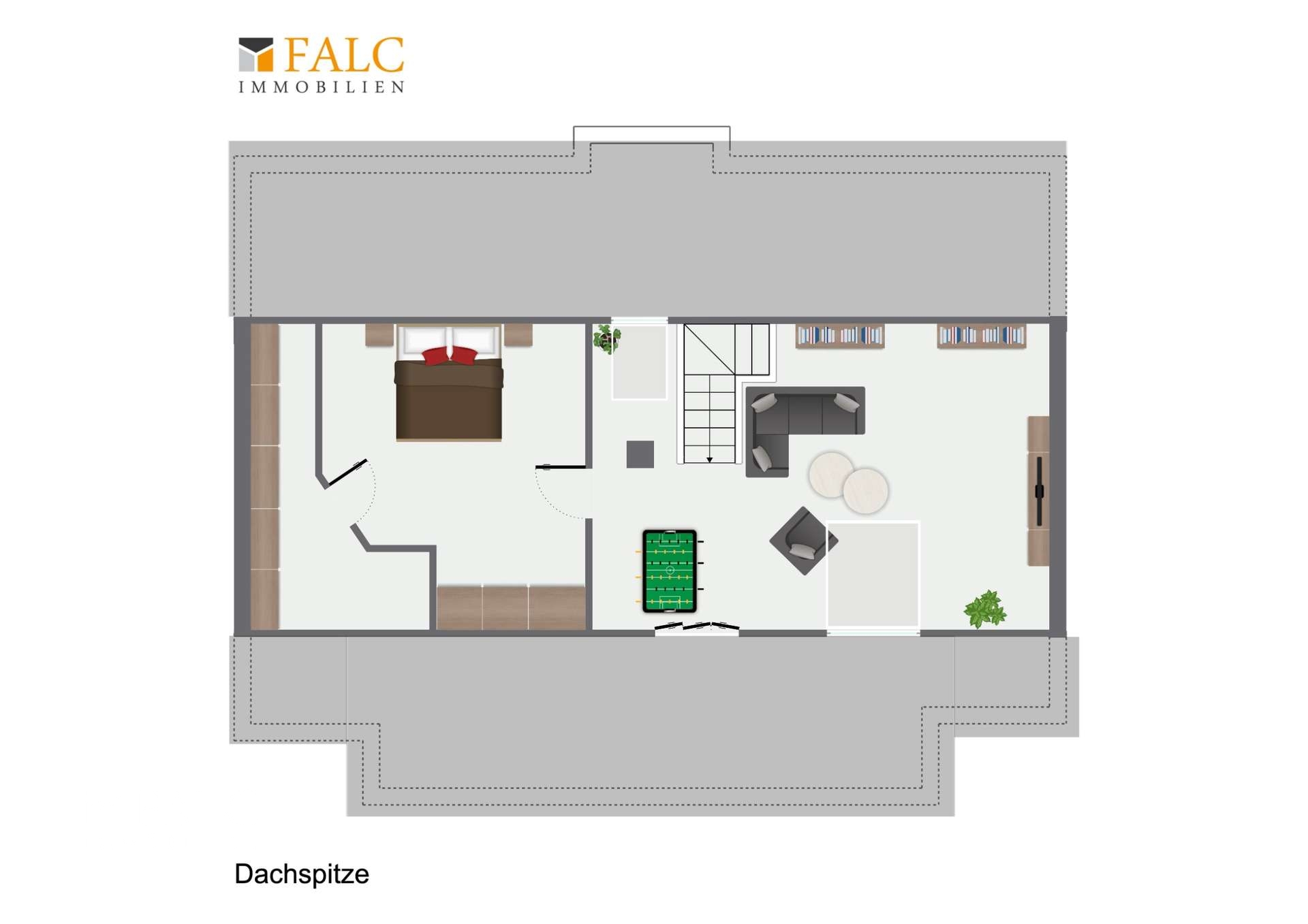 Grundriss Dachspitze