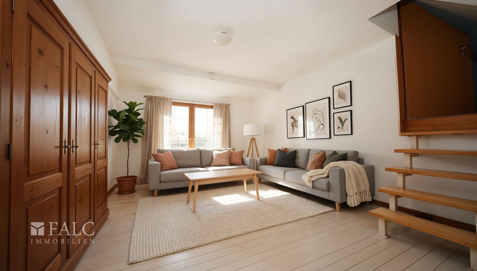 Wohnzimmer im Nebengebäude