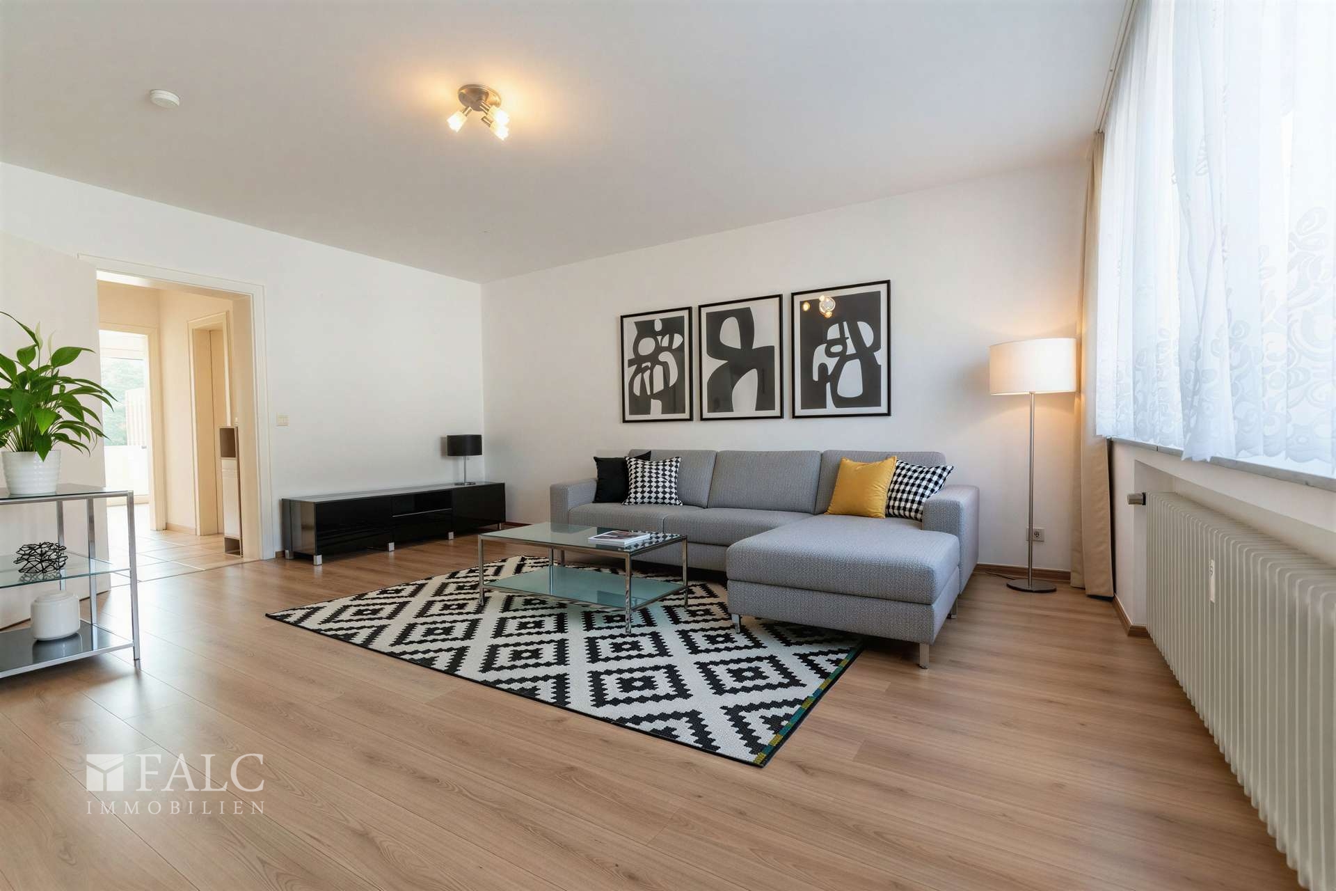 Wohn und Schlafraum - (KI generiert)