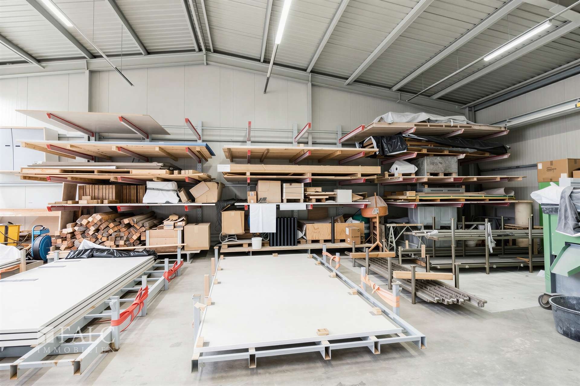 Lagerfläche in der Produktion