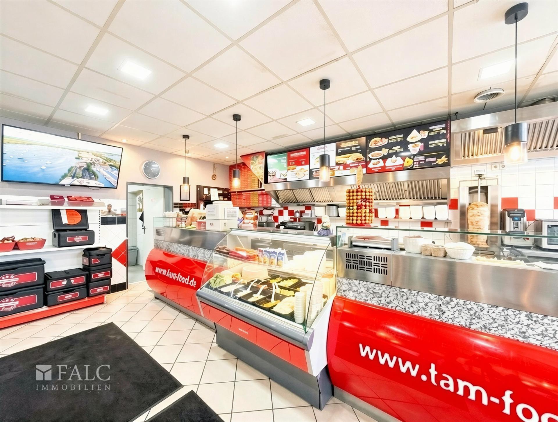 Eingangsbereich Imbiss