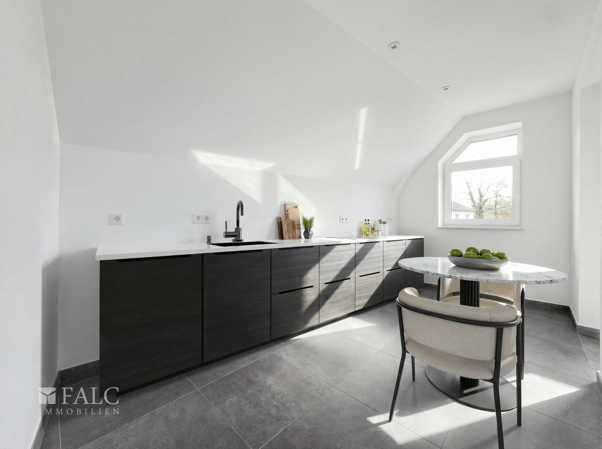 Küche mit Ausblick