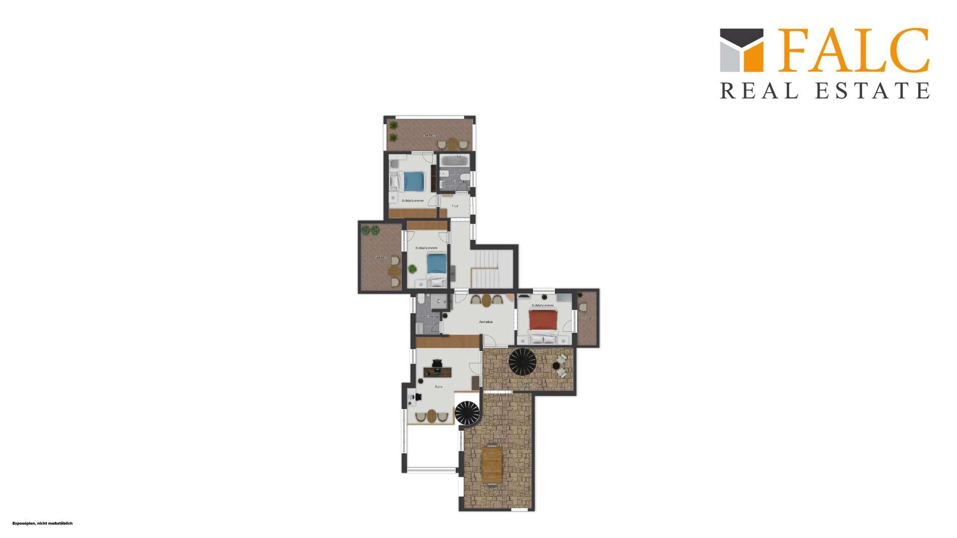 Obergeschoss Haupthaus