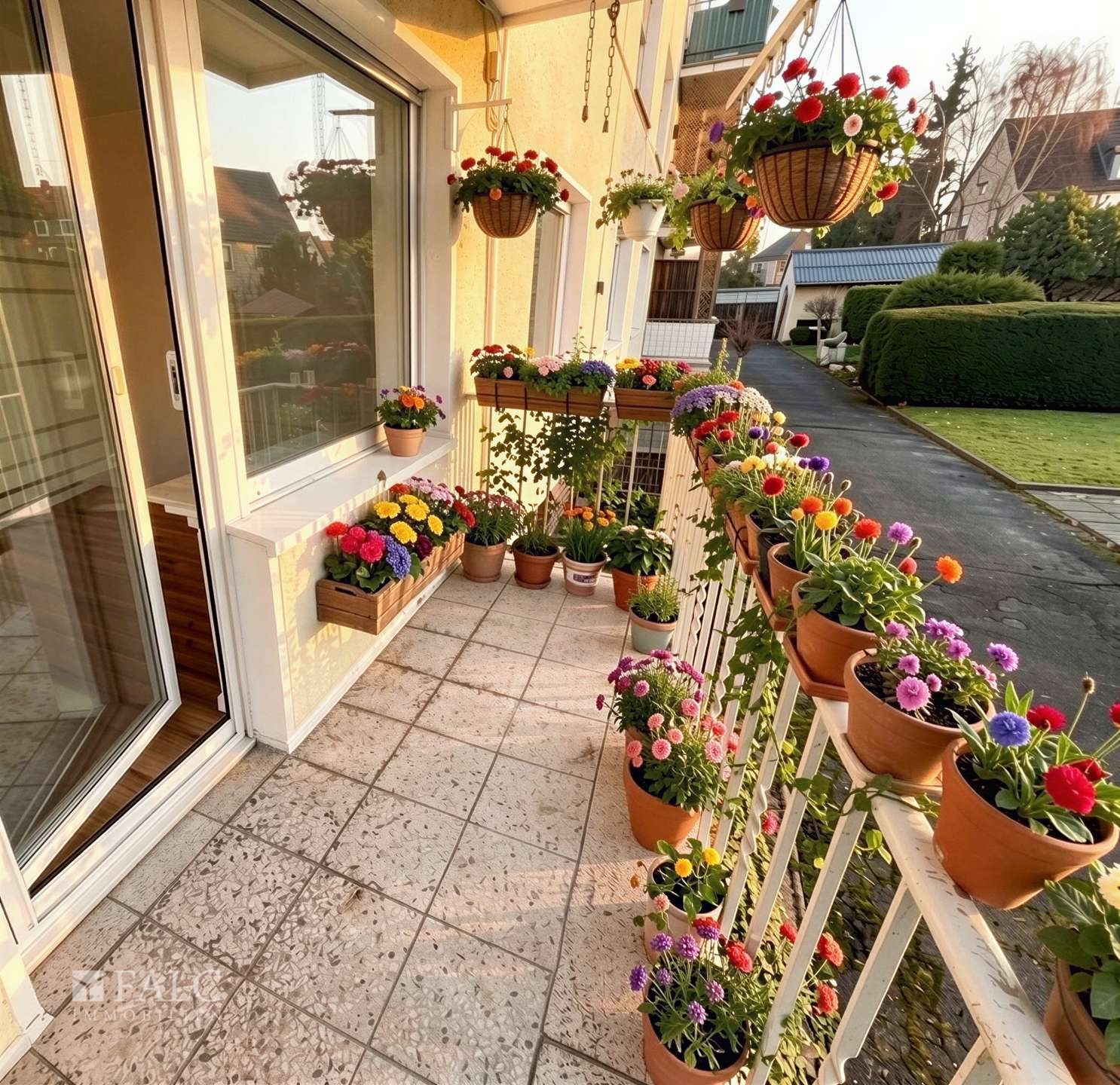 Balkon - digital bearbeitet