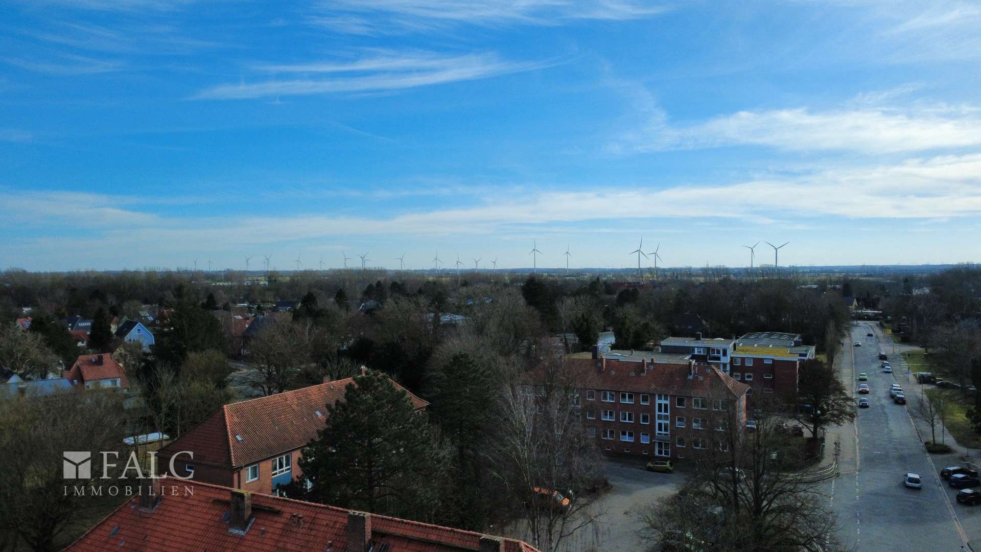 Blick über Cuxhaven