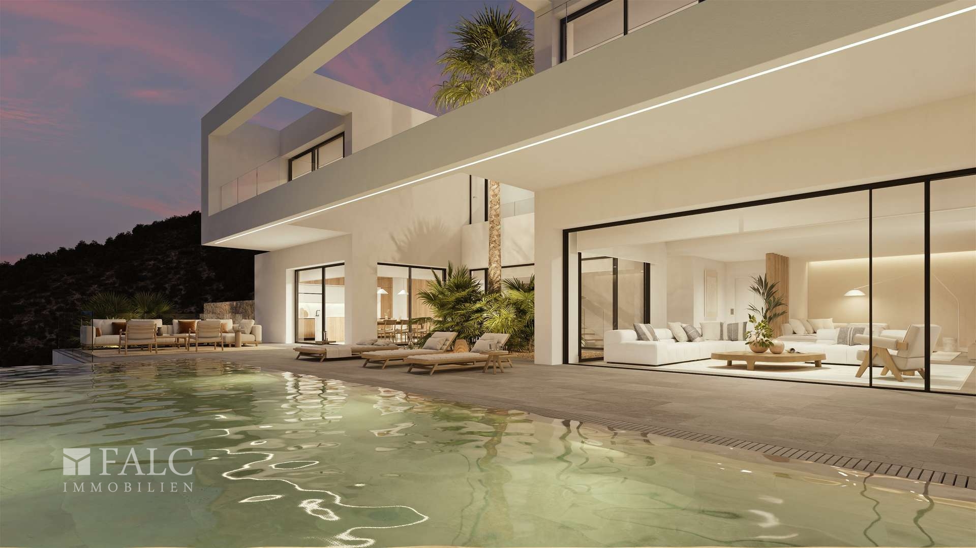 Abendstimmung, Sprung in´s kalte Nass!