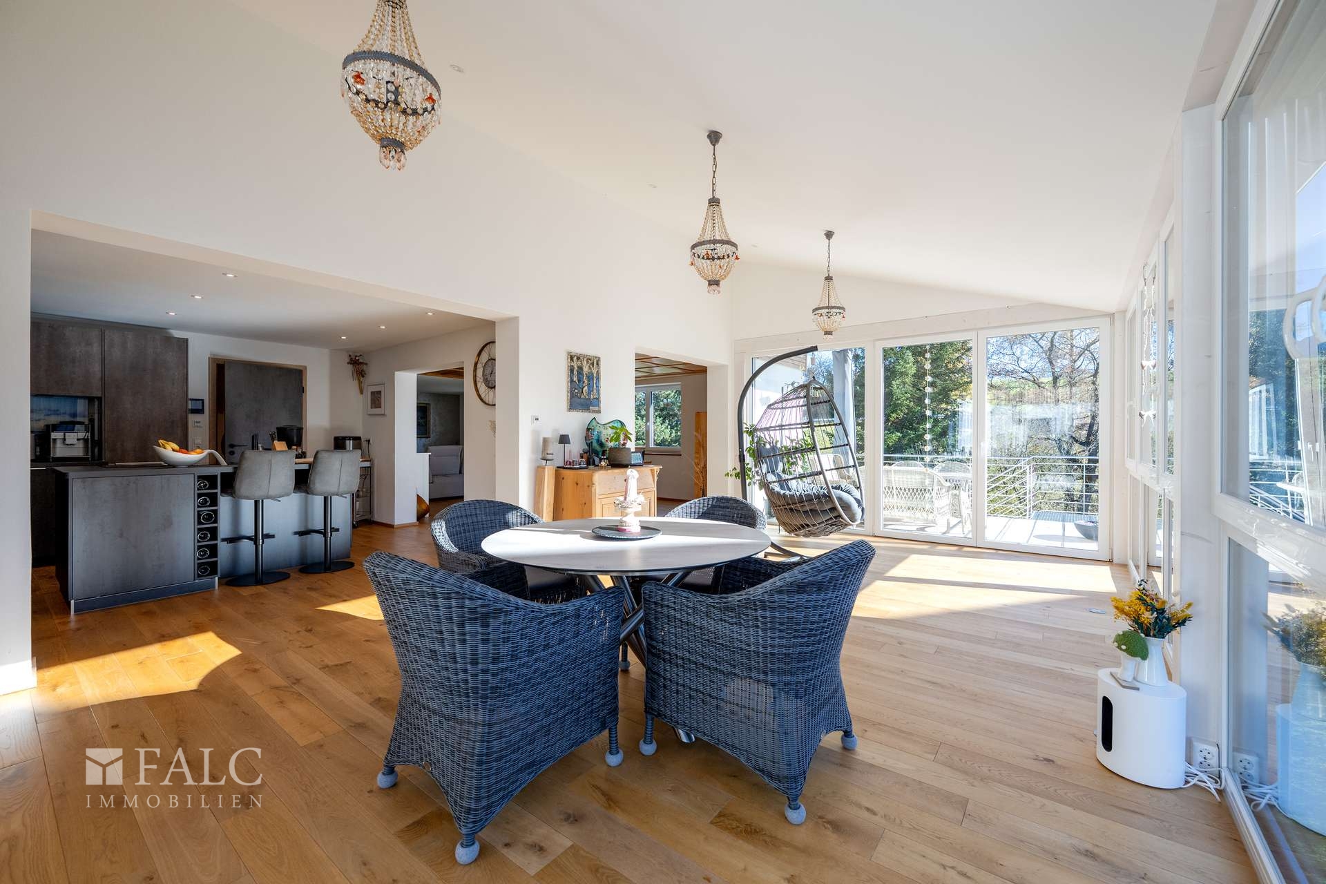 Wintergarten Blick Küche