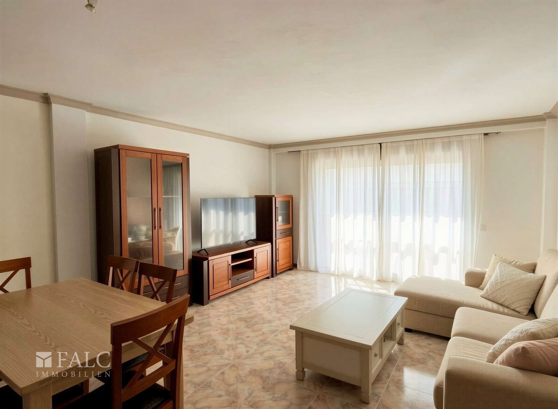 Wohnzimmer KI-generiert