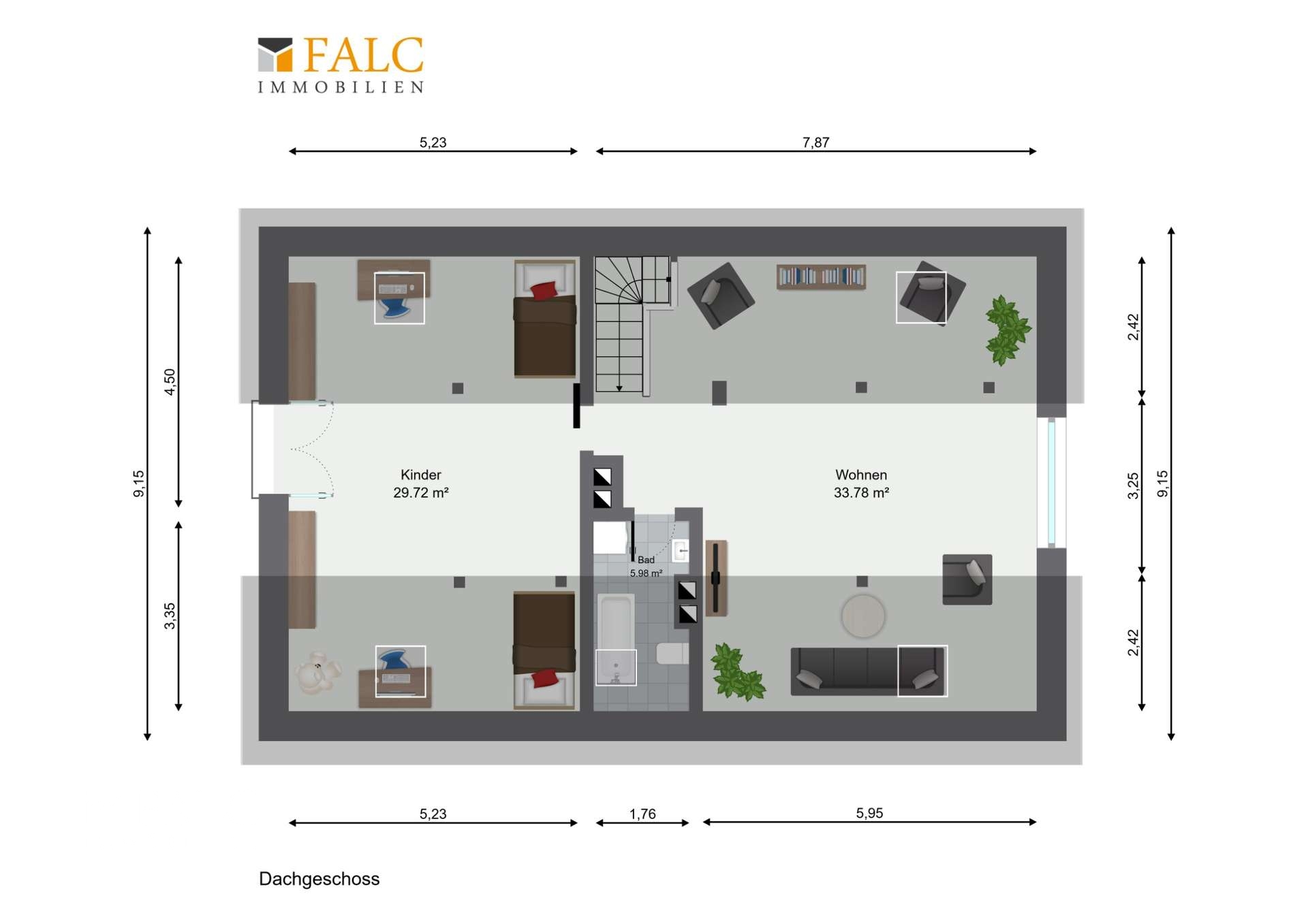 Grundriss Dachgeschoss