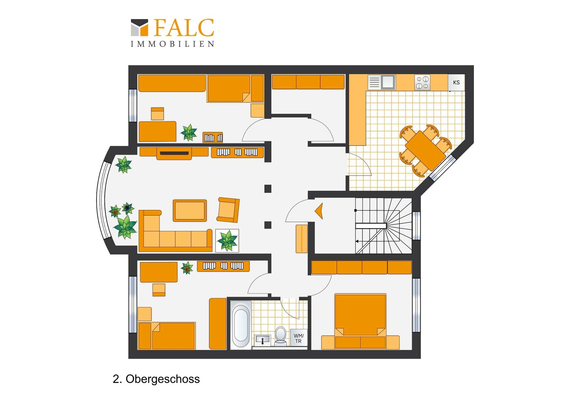 Grundriss 2. Obergeschoss