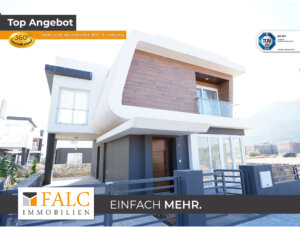 Neue 4 Zimmer Villa in Strandnähe.