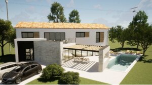 Moderne Villa mit Pool in Istrien