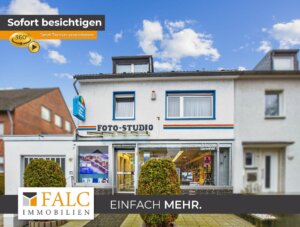 Charmantes Reihenendhaus mit Gewerbe in Köln-Worringen - Arbeit und Wohnen ideal kombiniert!