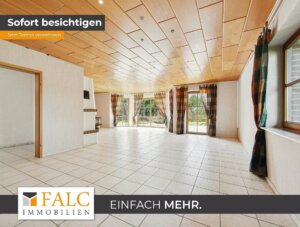 Feldrandlage! Großes EFH mit Doppelcarport und Natur-Schwimmteich in Oldendorf
