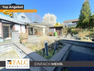Helle Wohnung im Bungalowstil mit idyllischem Garten – Ihr Rückzugsort zum Wohlfühlen