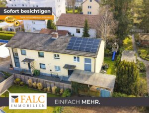 Wohlfühlen garantiert: Gepflegte DHH mit sonnigem Südbalkon und Garten