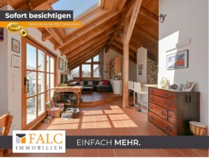 Charme. Licht. Aussicht. – Maisonette mit Lieblingsplatzpotenzial