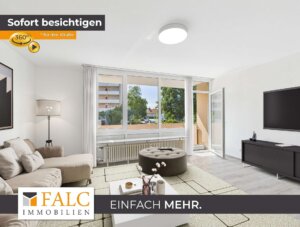 TOP sanierte 3 Zimmer-Wohnung mit Balkon im EG