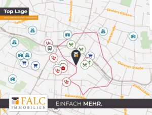 Großräumig leben, direkt in der City