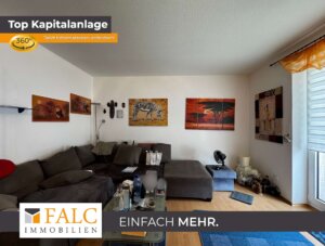 Vermietete 3-Zimmer-Obergeschosswohnung mit zwei Balkonen in Bad Iburg