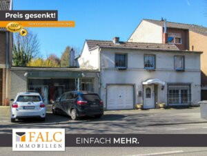 Einfamilienhaus, Ladenlokal und viel Grundstück - mitten in Bergheim