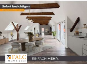 Wohnen im saniertem Loft - Besondere Dachgeschosswohnung in Dülmen!