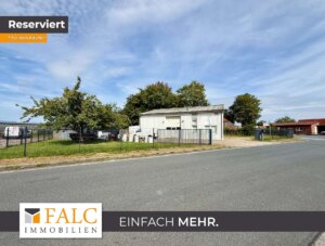 Reserviert! Einmalige Gelegenheit - Gewerbeeinheit mit Halle, Büro und Betriebswohnung in Schortens