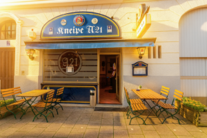 Kneipe „A21“ in München-Sendling. Gepflegtes Kultlokal mit Tradition