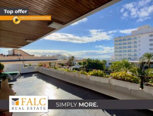 Penthouse mit Meerblick, Terrasse und großem Potenzial