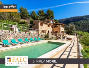 Rustikale Finca mit Bergblick und Pool in Bunyola
