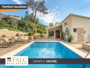 Sonnige Villa mit Meerblick und Pool in Costa den Blanes