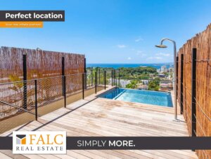 Neubau Duplex-Penthouse mit Dachterrasse und Pool in Palma