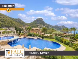 Exklusives Apartment mit Meerblick und Gemeinschaftspool in Puerto Andratx