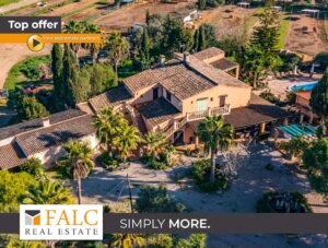 Finca mit Vermietungslizenz, 6 Apartments und Reitställen in Montuiri