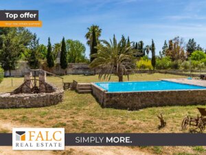 Charmante, rustikale Finca mit Pool und Bergblick in Sencelles