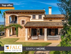 Hübsche rustikale Finca mit Pool, Bergblick und Ferienvermietungslizenz in Algaida