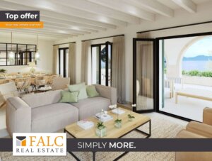 Villa + Grundstück mit Projekt in der ersten Meereslinie in Alcúdia