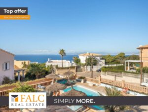 Mallorquinische Villa mit traumhaftem Meerblick und Ferienlizenz in Bahia Grande
