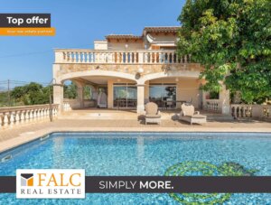 Mallorquinische Finca mit Pool und Weitblick auf die Berge in Marratxi