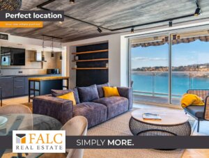 Modern renoviertes Apartment in 1. Meereslinie mit Hafen- und Meerblick in El Toro