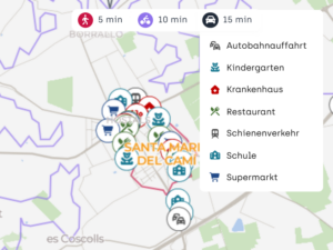 Fantastische Neubau Luxus- Finca mit Tiefgarage und Panoramablick in Santa Maria