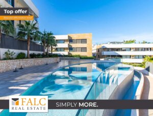 Schicke Gartenwohnung mit Gemeinschaftspool am Golfplatz Son Quint in Palma