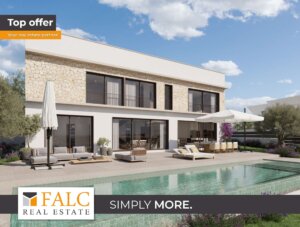 Wunderbare Neubau-Villa mit Blick auf das Meer