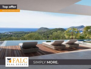 Beeindruckende Neubau-Designer-Villa mit Blick auf die Bucht von Camp de Mar